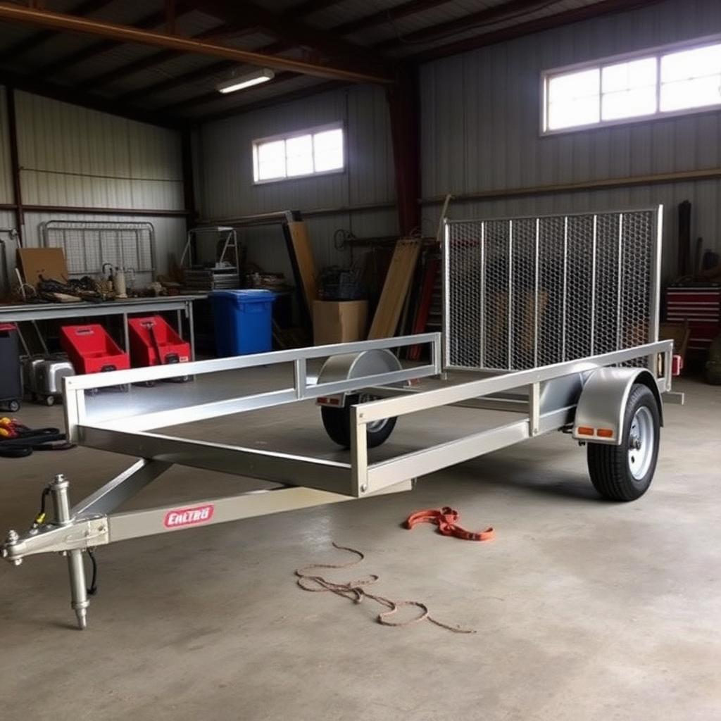 Heavy duty utility trailer build
